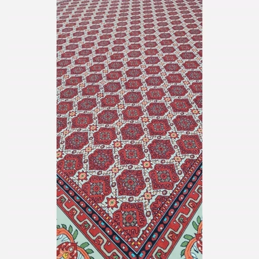 فرش ماشینی چاپی | فرشینه هازان ترک طرح ترکمن لاکی 122 (پس کرایه) فرش ماشینی چاپی | فرشینه هازان ترک طرح ترکمن لاکی 122 (پس کرایه) - Image 2