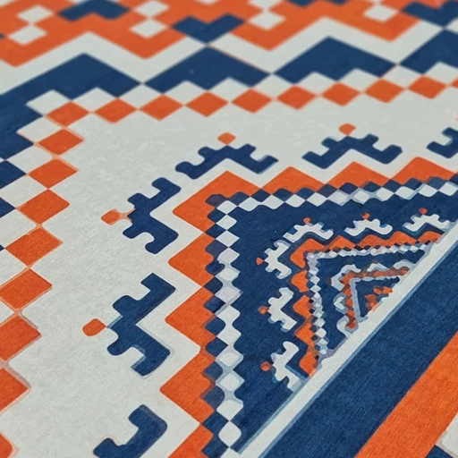 فرشینه چاپی طرح نارَنگ پیکسل/ پس کرایه فرشینه چاپی طرح نارَنگ پیکسل/ پس کرایه - Image 5