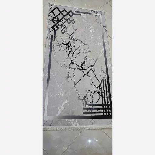 فرش ماشینی چاپی | فرشینه هازان ترک نقره ای h176 (پس کرایه) فرش ماشینی چاپی | فرشینه هازان ترک نقره ای h176 (پس کرایه) - Image 13