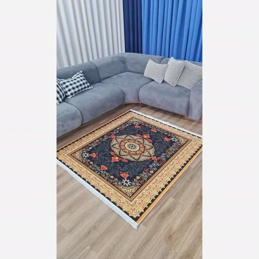 فرش ماشینی چاپی | فرشینه هازان ترک طرح لوکسینو کد 132 (پس کرایه) فرش ماشینی چاپی | فرشینه هازان ترک طرح لوکسینو کد 132 (پس کرایه) - Image 6