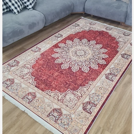 فرش ماشینی چاپی | فرشینه هازان ترک طرح سنتی A174 (پس کرایه) فرش ماشینی چاپی | فرشینه هازان ترک طرح سنتی A174 (پس کرایه)