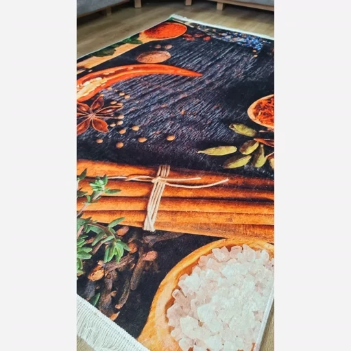 فرشینه آشپزخانه هازان ترک طرح ادویه کد K159 (پس کرایه) فرشینه آشپزخانه هازان ترک طرح ادویه کد K159 (پس کرایه) - Image 5