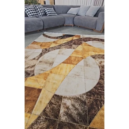 فرشینه مدرن هازان ترک ضد سُر کد h435 (پس کرایه) فرشینه مدرن هازان ترک ضد سُر کد h435 (پس کرایه) - Image 2