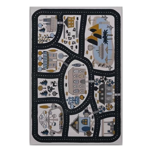 فرش کودک طرح جاده هازان ترک کد C120(پس کرایه) فرش کودک طرح جاده هازان ترک کد C120(پس کرایه) - Image 3