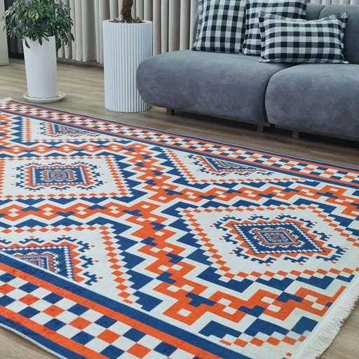 فرشینه چاپی طرح نارَنگ پیکسل/ پس کرایه فرشینه چاپی طرح نارَنگ پیکسل/ پس کرایه - Image 2