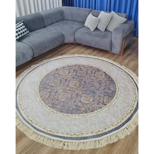 فرشینه مخمل شنل گرد طلایی کد C03 (پس کرایه) فرشینه مخمل شنل گرد طلایی کد C03 (پس کرایه)