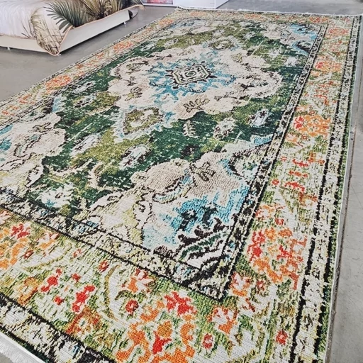 فرشینه وینتیج سبز مخمل تُرک کد M178(پس کرایه) فرشینه وینتیج سبز مخمل تُرک کد M178(پس کرایه)