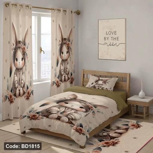 ست فانتزی رو تختی چاپی دخترانه خرگوش کد bd1815 (پس کرایه) ست فانتزی رو تختی چاپی دخترانه خرگوش کد bd1815 (پس کرایه)