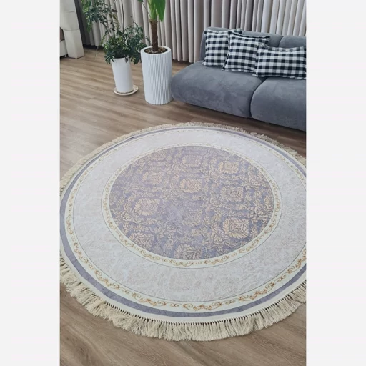 فرشینه مخمل شنل گرد طلایی کد C03 (پس کرایه) فرشینه مخمل شنل گرد طلایی کد C03 (پس کرایه) - Image 3