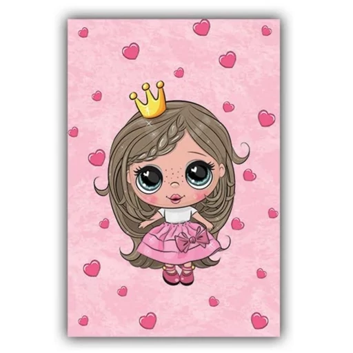 فرش کودک دخترانه صورتی هازان ترک کد C119 (پس کرایه) فرش کودک دخترانه صورتی هازان ترک کد C119 (پس کرایه)