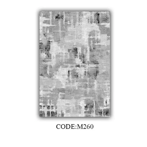 فرشینه هازان ترک طرح وینتیج طوسی M260(پس کرایه) فرشینه هازان ترک طرح وینتیج طوسی M260(پس کرایه) - Image 5