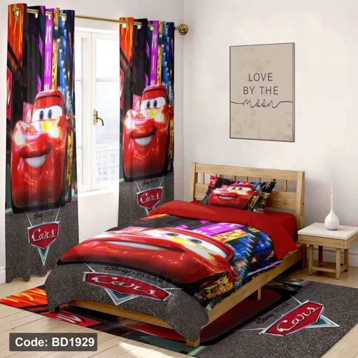 ست فانتزی روتختی چاپی پسرانه ماشینها 4تیکه کد bd1929 (پس کرایه) ست فانتزی روتختی چاپی پسرانه ماشینها 4تیکه کد bd1929 (پس کرایه)