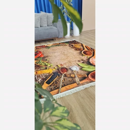 فرشینه آشپزخانه مخمل هازان ترک کد h073 (پس کرایه) فرشینه آشپزخانه مخمل هازان ترک کد h073 (پس کرایه) - Image 3