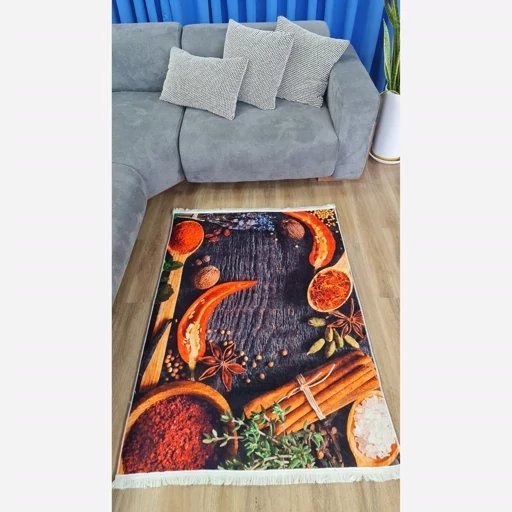 فرشینه آشپزخانه هازان ترک طرح ادویه کد K159 (پس کرایه) فرشینه آشپزخانه هازان ترک طرح ادویه کد K159 (پس کرایه) - Image 6