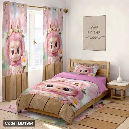 ست فانتزی روتختی چاپی دخترانه لبوبو 4تیکه کد bd1964 (پس کرایه) ست فانتزی روتختی چاپی دخترانه لبوبو 4تیکه کد bd1964 (پس کرایه)