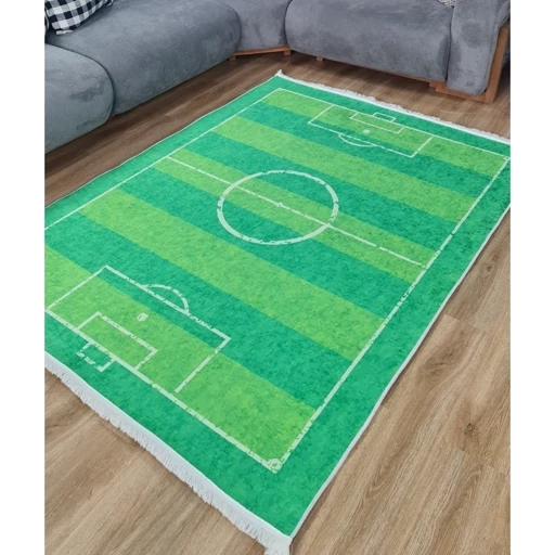 فرش ماشینی چاپی | فرشینه کودک طرح زمین چمن فوتبال C154 (پس کرایه) فرش ماشینی چاپی | فرشینه کودک طرح زمین چمن فوتبال C154 (پس کرایه)