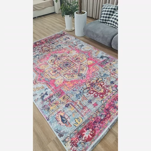 فرش ماشینی چاپی | فرشینه هازان ترک طرح سنتی M150 (پس کرایه) فرش ماشینی چاپی | فرشینه هازان ترک طرح سنتی M150 (پس کرایه) - Image 4