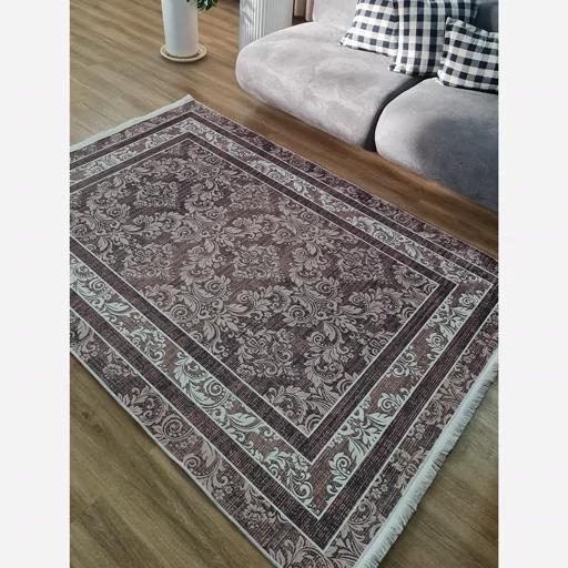 فرش ماشینی چاپی | فرشینه مخمل طرح مدرن نسکافه ایh460 (پس کرایه) فرش ماشینی چاپی | فرشینه مخمل طرح مدرن نسکافه ایh460 (پس کرایه) - Image 2