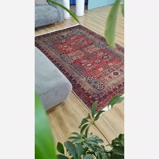 فرش ماشینی چاپی | فرشینه هازان ترک طرح سنتی لاکی کد 156 (پس کرایه) فرش ماشینی چاپی | فرشینه هازان ترک طرح سنتی لاکی کد 156 (پس کرایه) - Image 2