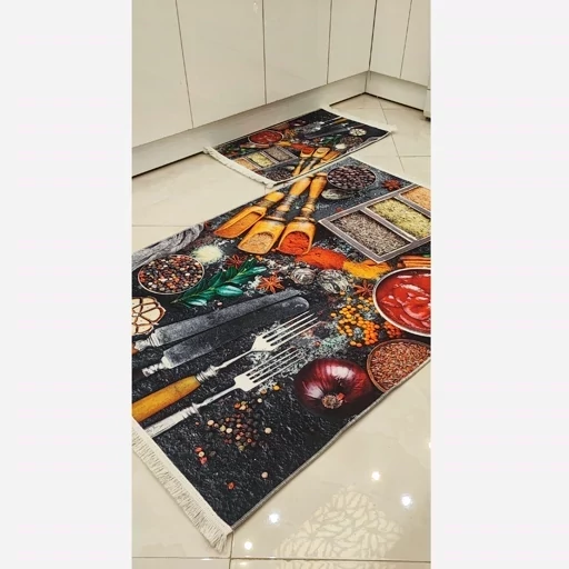 فرش آشپزخانه هازان ترک طرح ادویه کدh085 (پس کرایه) فرش آشپزخانه هازان ترک طرح ادویه کدh085 (پس کرایه)