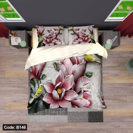 ست فانتزی روتختی 6 تیکه شامل لحاف ملافه کشدار 2 عدد روبالشی کد B146 (پس کرایه) ست فانتزی روتختی 6 تیکه شامل لحاف ملافه کشدار 2 عدد روبالشی کد B146 (پس کرایه)