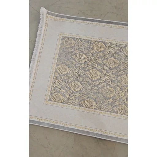 فرش کناره و راهرو هازان ترک درجه یک کرم طلایی (پس کرایه) فرش کناره و راهرو هازان ترک درجه یک کرم طلایی (پس کرایه) - Image 3