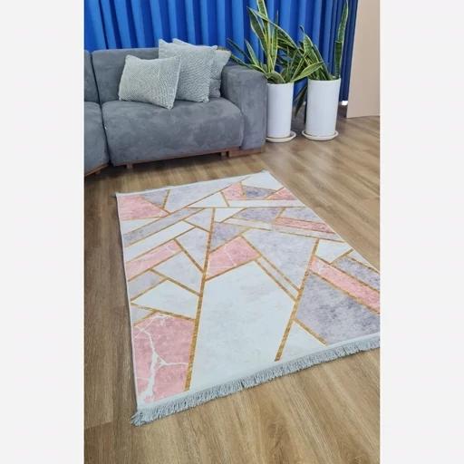 فرش ماشینی چاپی | فرشینه هازان ترک طرح سنگ کد h275(پس کرایه) فرش ماشینی چاپی | فرشینه هازان ترک طرح سنگ کد h275(پس کرایه) - Image 6