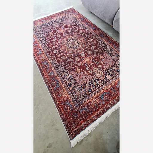 فرش ماشینی چاپی | فرشینه هازان ترک طرح سنتی لاکی (پس کرایه) فرش ماشینی چاپی | فرشینه هازان ترک طرح سنتی لاکی (پس کرایه) - Image 3