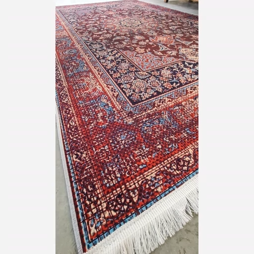 فرش ماشینی چاپی | فرشینه هازان ترک طرح سنتی لاکی (پس کرایه) فرش ماشینی چاپی | فرشینه هازان ترک طرح سنتی لاکی (پس کرایه) - Image 6