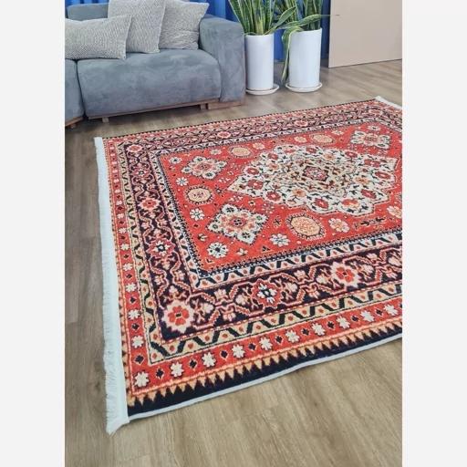 فرش ماشینی چاپی | فرشینه هازان ترک طرح لاکی سنتی (پس کرایه) فرش ماشینی چاپی | فرشینه هازان ترک طرح لاکی سنتی (پس کرایه) - Image 3