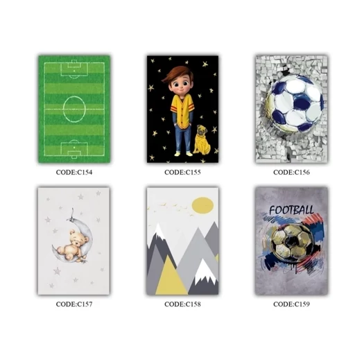 فرش کودک دخترانه مخمل تُرک ضد پرز و ضد حساسیت (پس کرایه) فرش کودک دخترانه مخمل تُرک ضد پرز و ضد حساسیت (پس کرایه) - Image 14