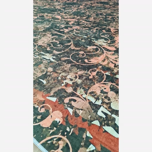 فرشینه مخمل مدرن افشان وینتیج (پس کرایه) فرشینه مخمل مدرن افشان وینتیج (پس کرایه) - Image 8