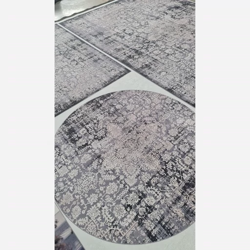 فرشینه هازان ترک وینتیج طوسی کد M328 (پس کرایه) فرشینه هازان ترک وینتیج طوسی کد M328 (پس کرایه) - Image 8