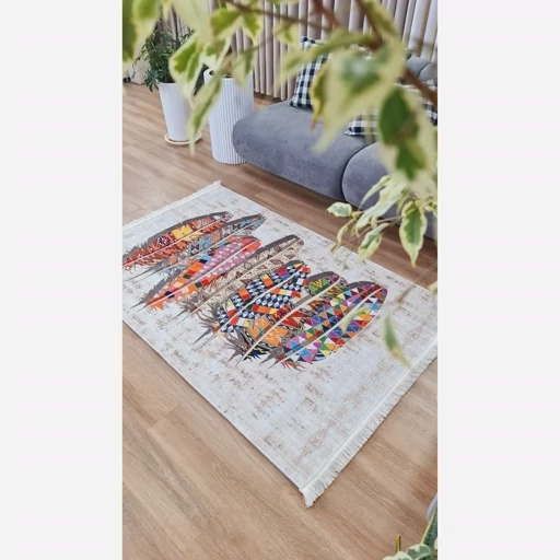 فرش کناره و فرش راهرو جنس مخمل تُرک طرح پَر کد h261 (پس کرایه) فرش کناره و فرش راهرو جنس مخمل تُرک طرح پَر کد h261 (پس کرایه) - Image 13