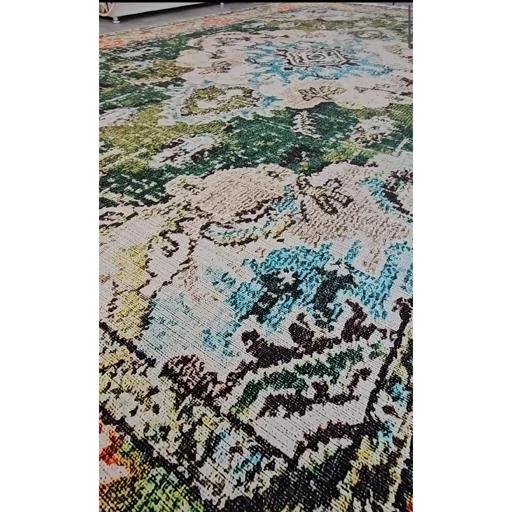 فرشینه وینتیج سبز مخمل تُرک کد M178(پس کرایه) فرشینه وینتیج سبز مخمل تُرک کد M178(پس کرایه) - Image 3