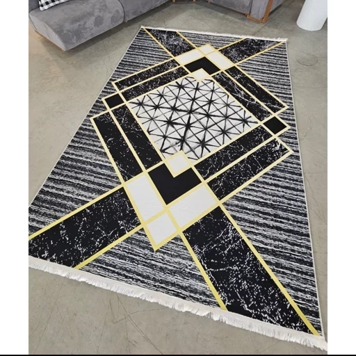 فرشینه مخمل طوسی مشکی مدرن کد h169 (پس کرایه) فرشینه مخمل طوسی مشکی مدرن کد h169 (پس کرایه)