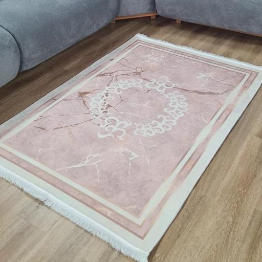 فرش ماشینی چاپی | فرشینه هازان ترک طرح ماربل 344 (پس کرایه) فرش ماشینی چاپی | فرشینه هازان ترک طرح ماربل 344 (پس کرایه)