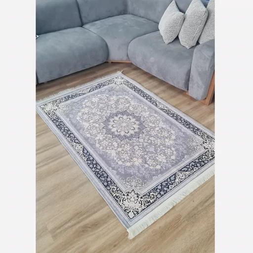 فرش ماشینی چاپی | فرشینه هازان ترک طوسی سنتی (پس کرایه) فرش ماشینی چاپی | فرشینه هازان ترک طوسی سنتی (پس کرایه) - Image 2