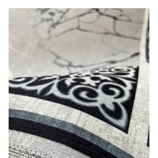 فرش مدرن هازان ترک نقره ای ضد پرز کدh173 (پس کرایه) فرش مدرن هازان ترک نقره ای ضد پرز کدh173 (پس کرایه) - Image 4