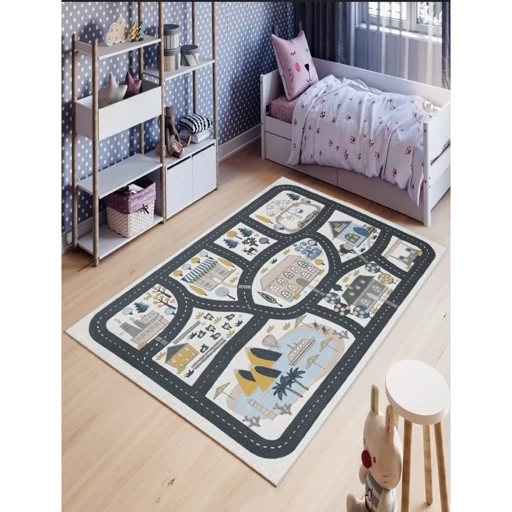 فرش کودک طرح جاده هازان ترک کد C120(پس کرایه) فرش کودک طرح جاده هازان ترک کد C120(پس کرایه) - Image 2