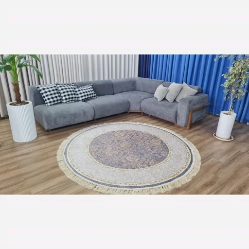 فرشینه مخمل شنل گرد طلایی کد C03 (پس کرایه) فرشینه مخمل شنل گرد طلایی کد C03 (پس کرایه) - Image 4