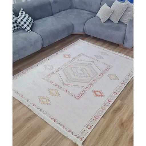 فرش ماشینی چاپی | فرشینه هازان ترک طرح سنتی کد M126 (پس کرایه) فرش ماشینی چاپی | فرشینه هازان ترک طرح سنتی کد M126 (پس کرایه) - Image 8