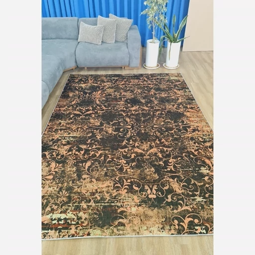 فرشینه مخمل مدرن افشان وینتیج (پس کرایه) فرشینه مخمل مدرن افشان وینتیج (پس کرایه) - Image 7