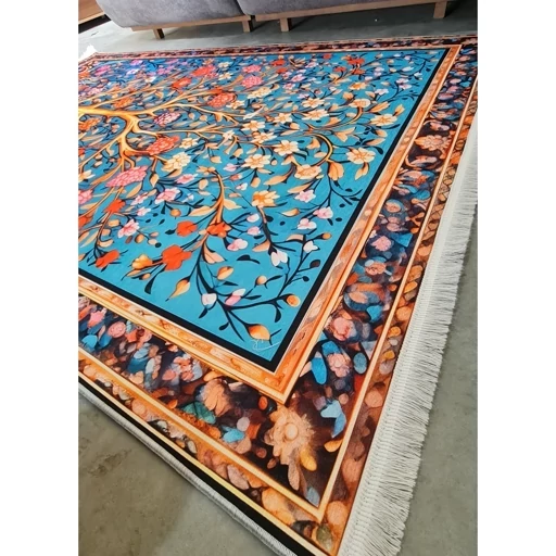 فرش ماشینی چاپی | فرشینه مخمل طرح درخت 040 (پس کرایه) فرش ماشینی چاپی | فرشینه مخمل طرح درخت 040 (پس کرایه) - Image 5