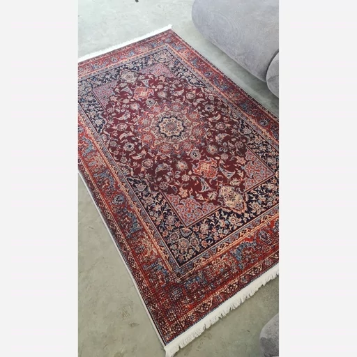 فرش ماشینی چاپی | فرشینه هازان ترک طرح سنتی لاکی (پس کرایه) فرش ماشینی چاپی | فرشینه هازان ترک طرح سنتی لاکی (پس کرایه) - Image 4