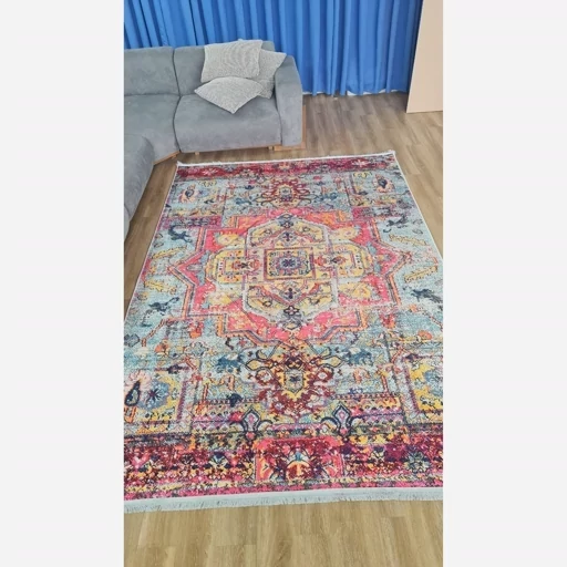 فرش ماشینی چاپی | فرشینه هازان ترک طرح سنتی M150 (پس کرایه) فرش ماشینی چاپی | فرشینه هازان ترک طرح سنتی M150 (پس کرایه) - Image 6
