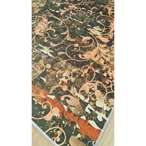 فرشینه مخمل مدرن افشان وینتیج (پس کرایه) فرشینه مخمل مدرن افشان وینتیج (پس کرایه) - Image 2