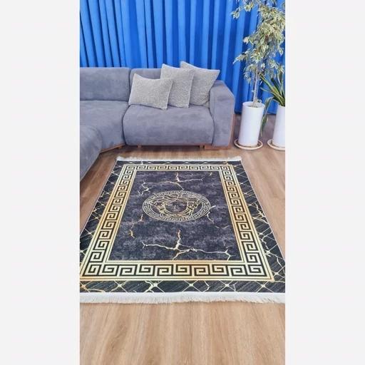 فرش مدرن هازان ترک طرح ورساچه h481 (پس کرایه) فرش مدرن هازان ترک طرح ورساچه h481 (پس کرایه) - Image 4