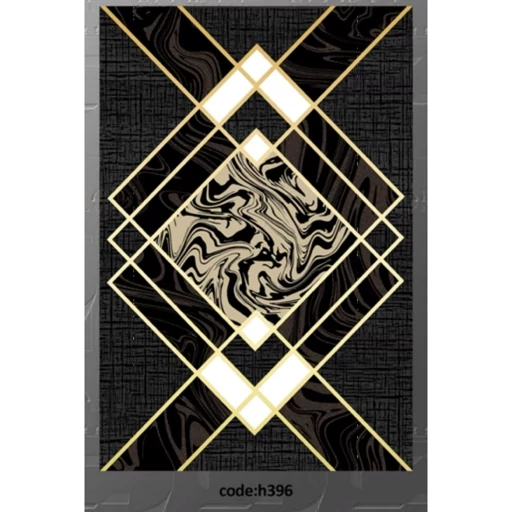 فرشینه مخمل طوسی مشکی مدرن کد h169 (پس کرایه) فرشینه مخمل طوسی مشکی مدرن کد h169 (پس کرایه) - Image 3