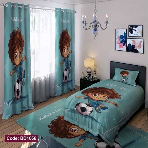 ست فانتزی روتختی چاپی پسرانه طرح پسر فوتبالی کد bd1656 (پس کرایه) ست فانتزی روتختی چاپی پسرانه طرح پسر فوتبالی کد bd1656 (پس کرایه)